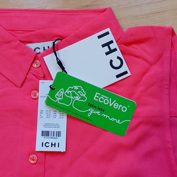 ICHI Ihmain Sleeveless Collared Top Shirt Blouse XL - Picture 11 of 15